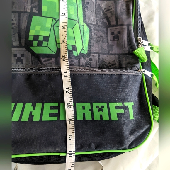 Minecraft Creeper Kids Backpack - Picture 6 of 11